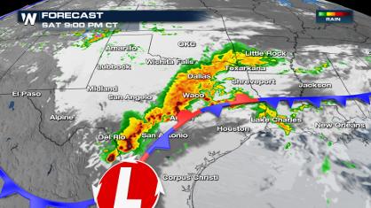 Wet and Cool Weekend in the Lone Star State